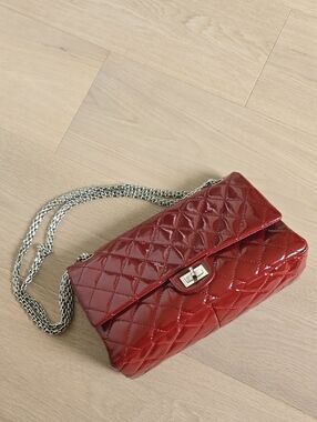 Chanel Reissue 2.55 Red Patent Leather